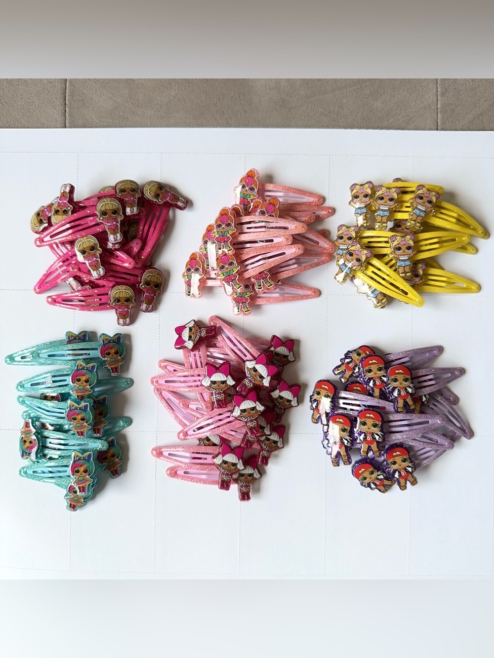 Brand New LOL Doll Snap Clips 78 Pieces
